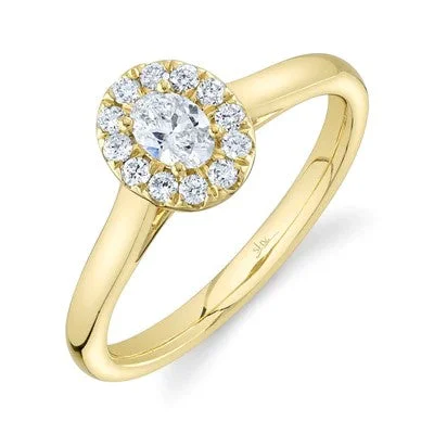 Handcrafted Jewelry Sale – Unique Designs At Low Prices 0.30CT-CTR(OVAL) 0.17CT-SIDE DIAMOND ENGAGEMENT RING