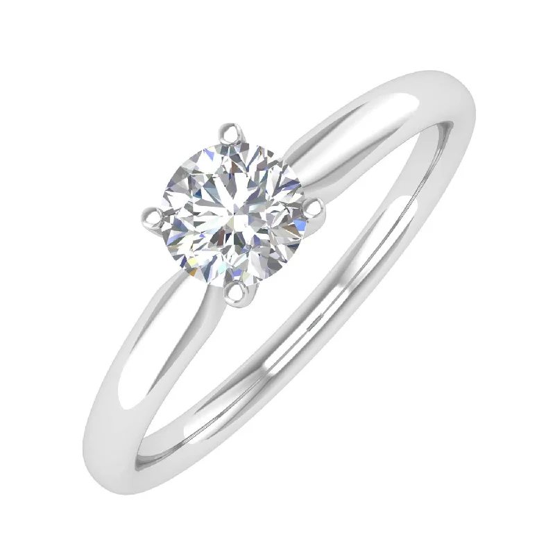 Personalized Jewelry Sale – Unique Pieces At Great Prices 0.40 Carat Diamond Solitaire Engagement Ring Band in Gold