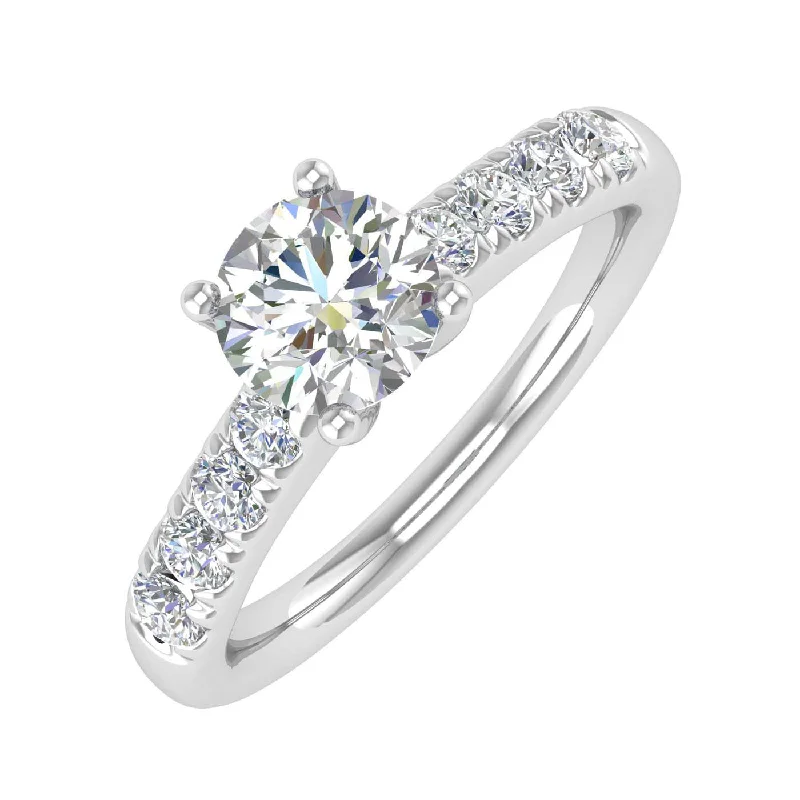 Flash Sale On Exquisite Jewelry – Don't Miss Out 3/4 Carat Diamond Engagement Ring Band in Gold
