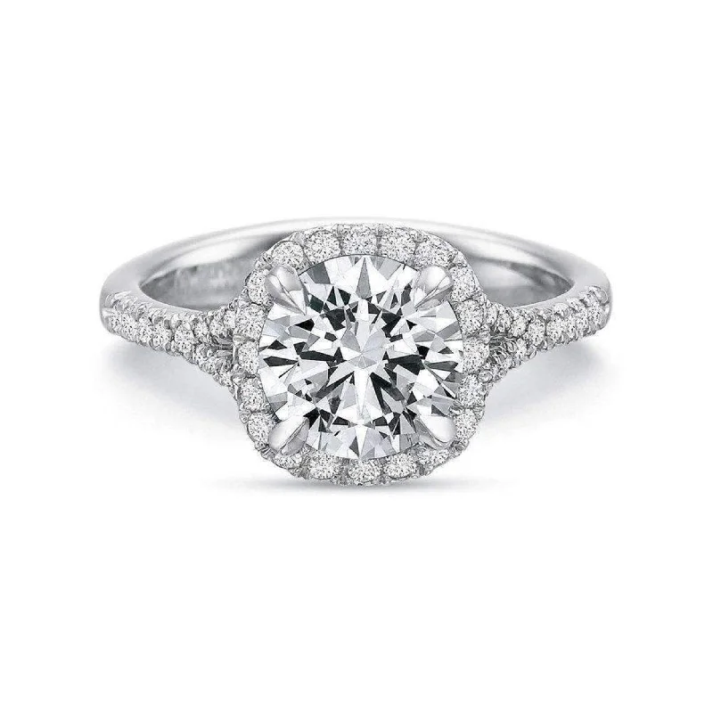 Huge Savings On Timeless Jewelry Collections Cushion-Halo Engagement Ring