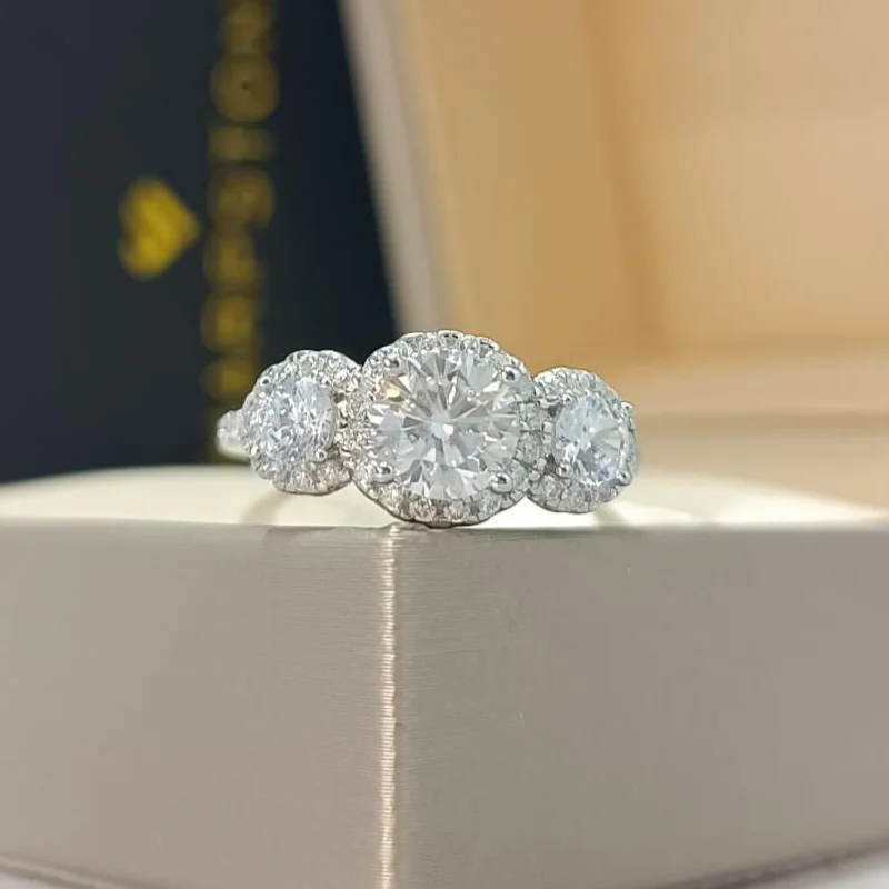 Exclusive Jewelry Offers – Sparkle For Less Diane Moissanite Engagement Ring