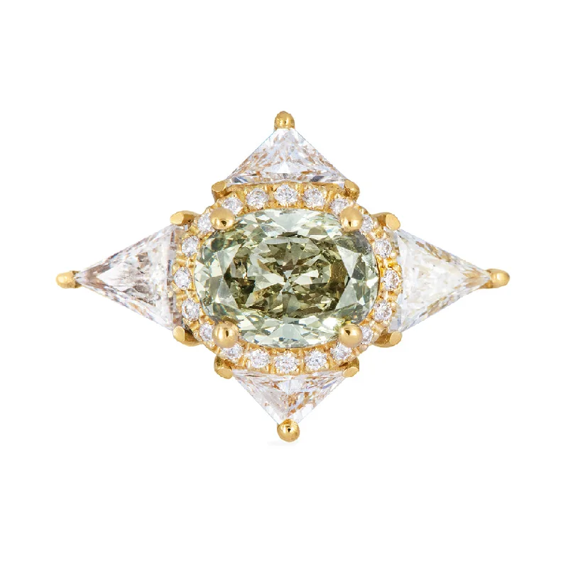 High-Quality Jewelry At A Fraction Of The Cost Green Diamond Engagement Ring - OOAK Fancy Color Diamond Ring High-Quality Jewelry At A Fraction Of The Cost Green Diamond Engagement Ring - OOAK Fancy Color Diamond Ring