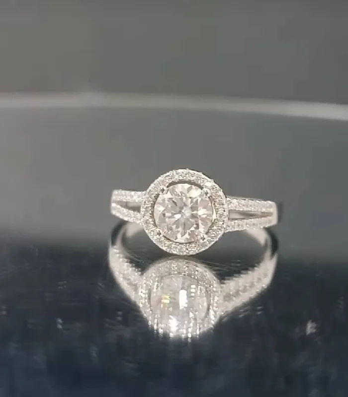 Limited-Stock Jewelry Clearance – Grab Your Favorites Now Milly Moissanite Engagement Ring in 925 Sterling Silver