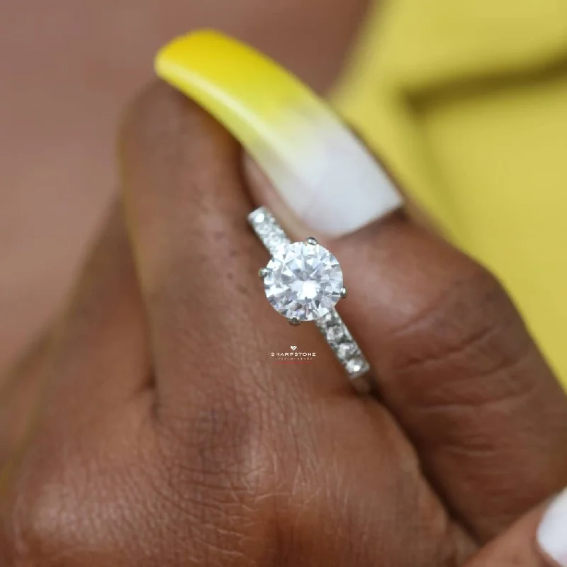 Get Ready To Sparkle – Special Jewelry Discounts Resa Titanium Engagement Ring