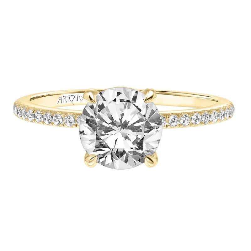 Discounted Luxury Jewelry – Shine Without The Splurge The Hidden Halo Diamond Line Ring