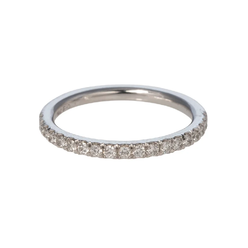 Unbeatable Offers On Luxury And Everyday Jewelry .29ctw Diamond Pavé 14K White Gold Halfway Band