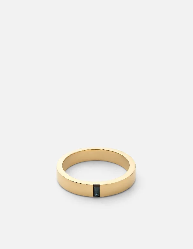 Sparkle In Style With Our Best Jewelry Deals 4mm Sapphire Baguette Band, Gold Vermeil