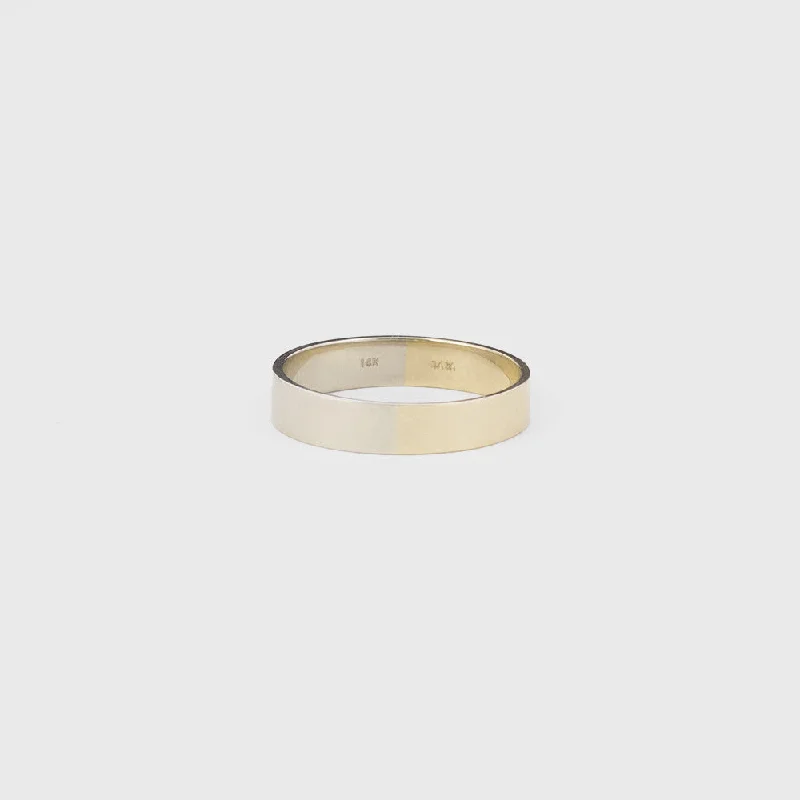 Don't Miss Out – Shop Elegant Jewelry For Less 5mm Yellow and White Gold Band