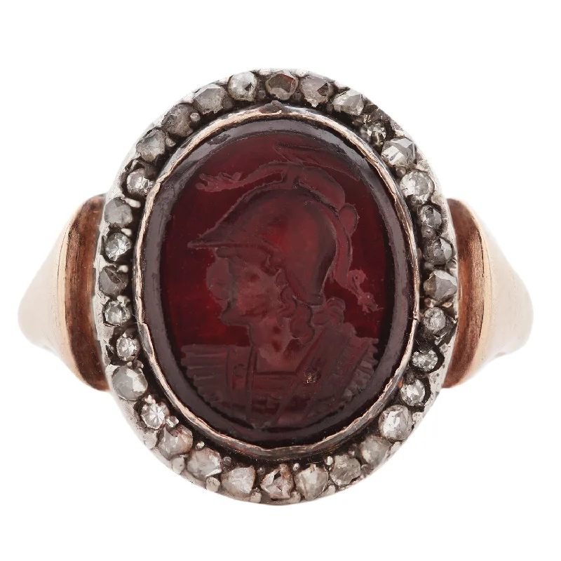 Celebrate With Sparkle – Jewelry Sale Now Live Antique Minerva Intaglio Ring
