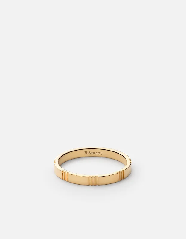 Seasonal Jewelry Sale – Upgrade Your Style Today Bolt Ring, Gold Vermeil