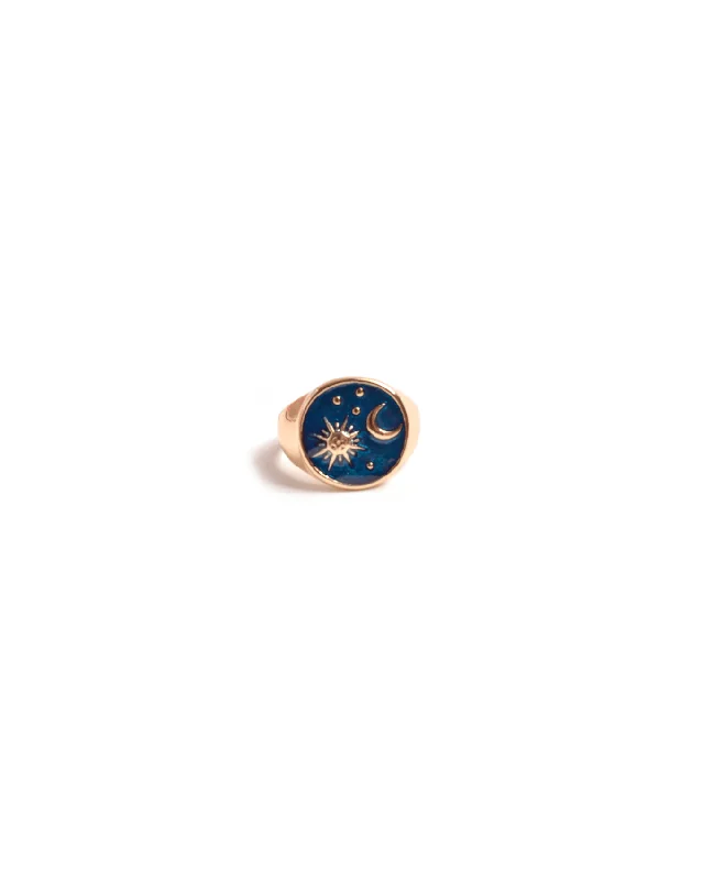 Handcrafted Beauty At Affordable Prices Celestial Sun Moon Ring