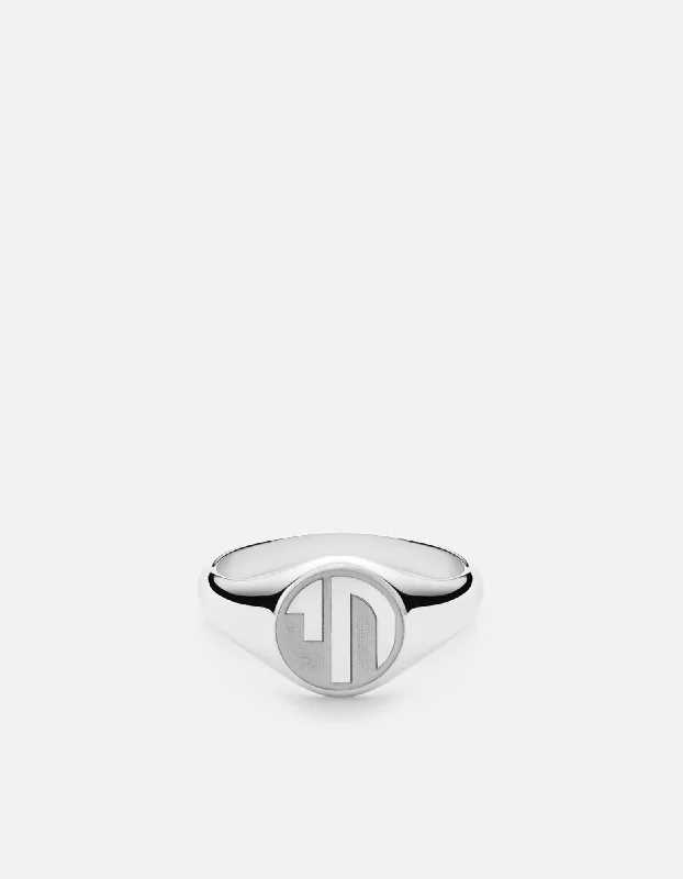 High-End Jewelry, Now More Affordable Than Ever Chai Signet Ring, Sterling Silver