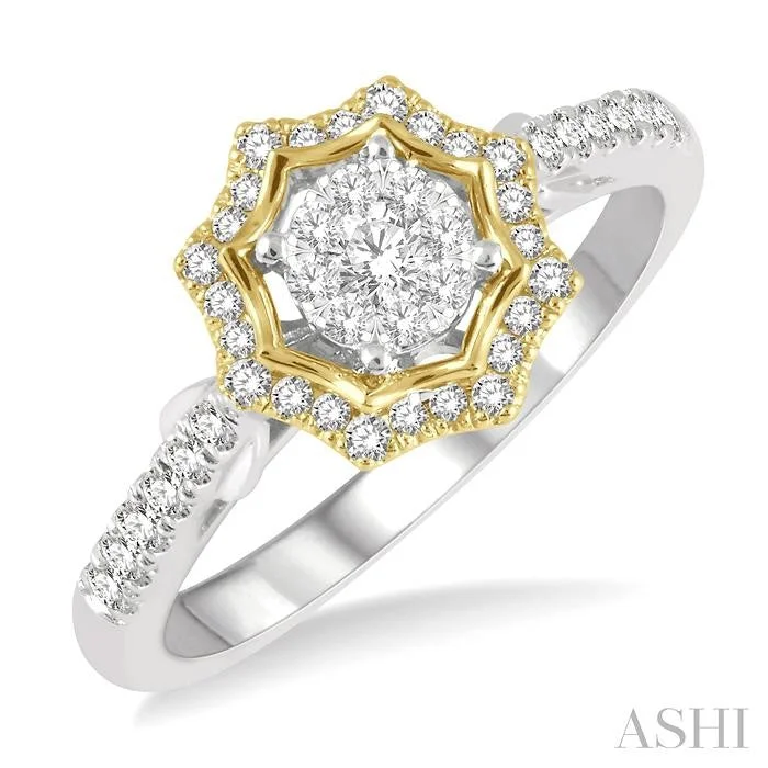 Make Every Moment Shine – Jewelry Discounts Available ROUND SHAPE HALO LOVEBRIGHT DIAMOND FASHION RING