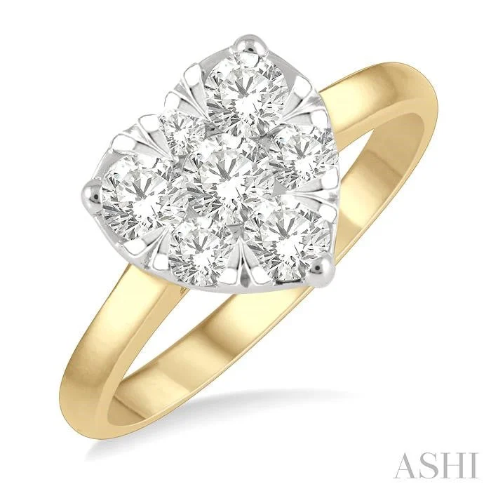 Discover Unique Jewelry With Special Limited-Time Offers HEART SHAPE LOVEBRIGHT ESSENTIAL DIAMOND ENGAGEMENT RING