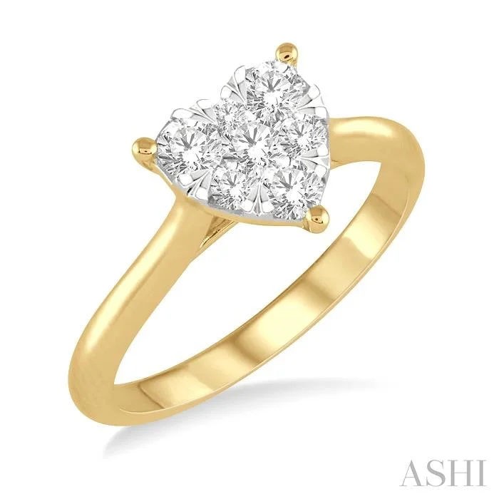 Dazzle In Elegance With Our Biggest Jewelry Sale HEART SHAPE LOVEBRIGHT ESSENTIAL DIAMOND ENGAGEMENT RING