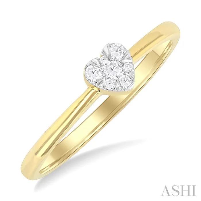 Once-A-Year Jewelry Deals – Shop Before They’Re Gone HEART SHAPE LOVEBRIGHT PETITE DIAMOND RING