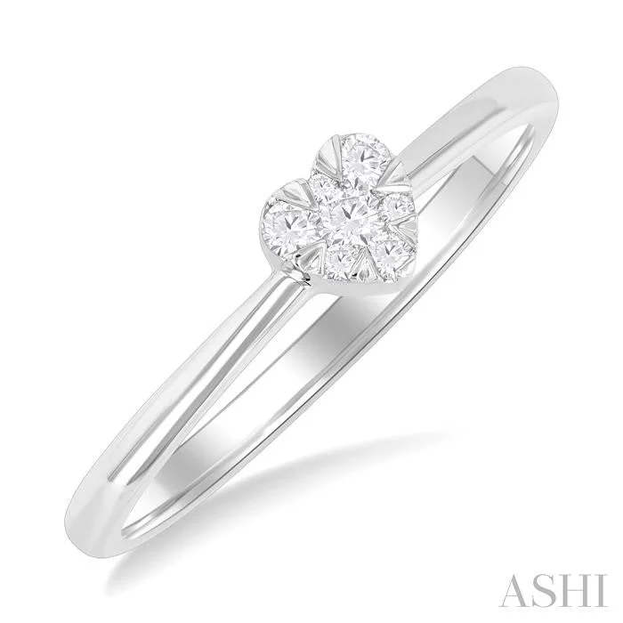 Shop Signature Jewelry Styles At Exclusive Prices HEART SHAPE LOVEBRIGHT PETITE DIAMOND RING
