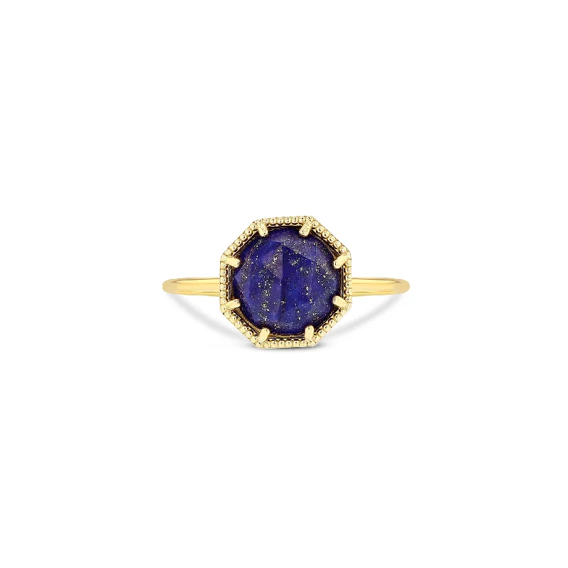 Everyday Jewelry Essentials Now On Sale Maman Crown Bezel Lapis Ring