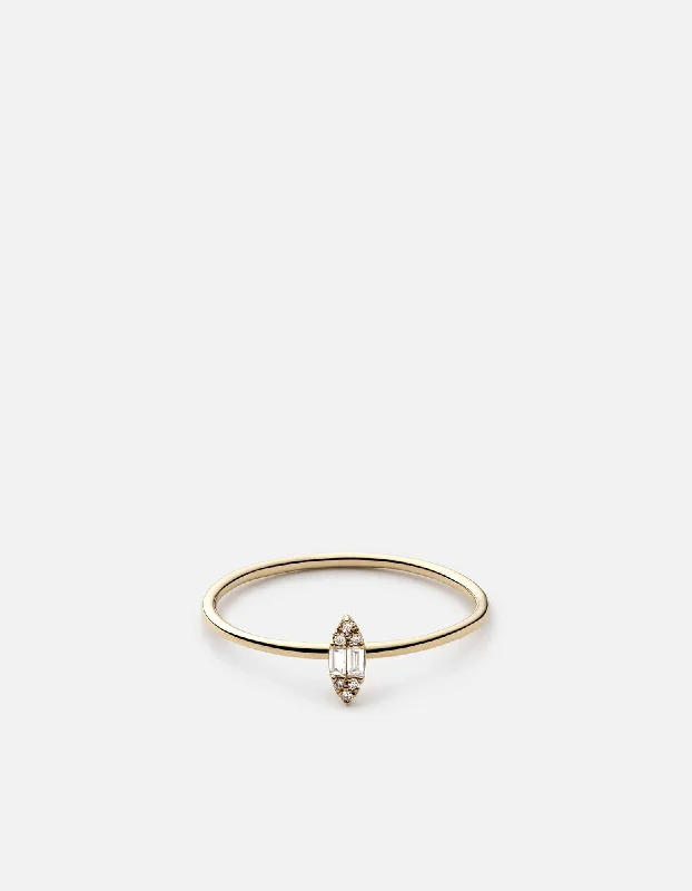 Modern Jewelry At Exclusive Discounts – Shop Today Marquise Ring, 14k Gold Pavé