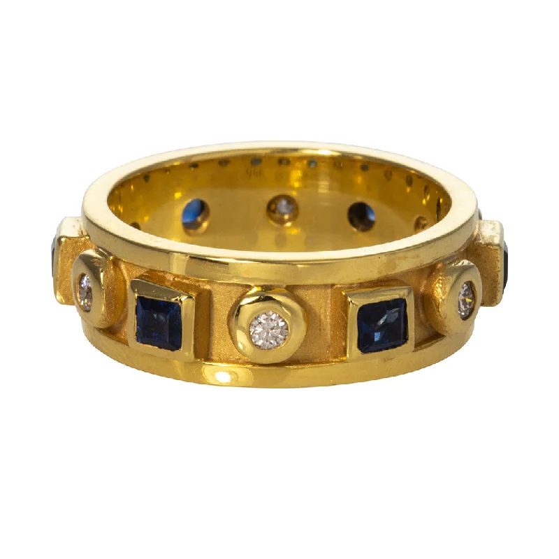 The Biggest Jewelry Sale Of The Year Is Here Mazza Sapphire & Diamond 14K Yellow Gold Ring