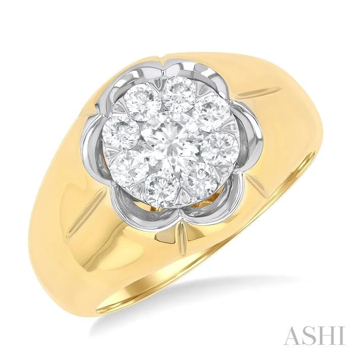Dazzling Deals On Necklaces, Bracelets, And More MENS LOVEBRIGHT DIAMOND RING