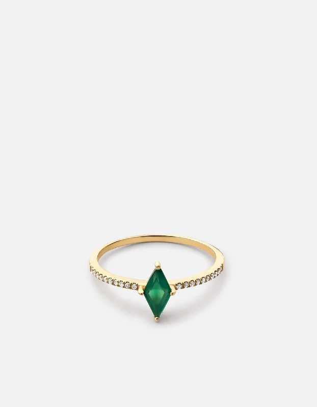 Holiday Jewelry Sale – Perfect Gifts At The Best Prices Mirai Chalcedony Ring, 14k Gold Pavé