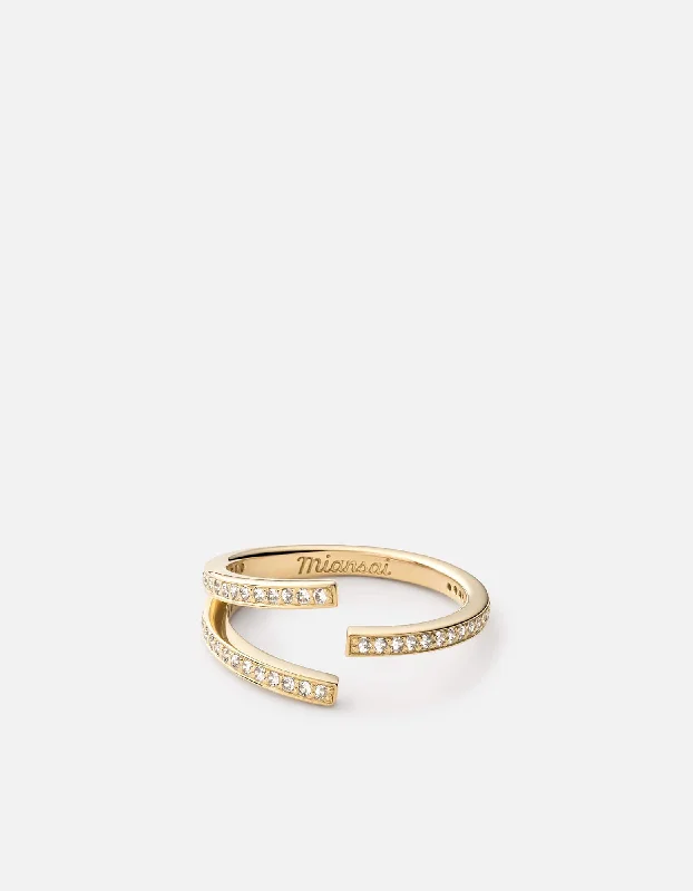 High-Quality Jewelry At A Fraction Of The Cost Orbit Ring, Gold Vermeil/Sapphire