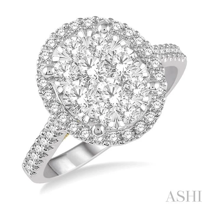Celebrate With Sparkle – Jewelry Sale Now Live OVAL SHAPE HALO LOVEBRIGHT ESSENTIAL DIAMOND ENGAGEMENT RING