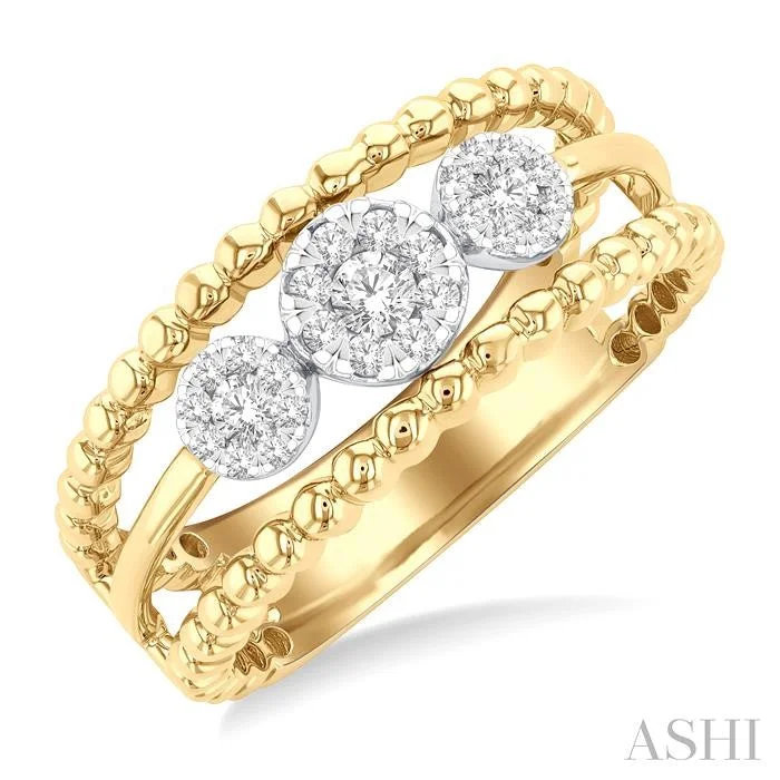 Jewelry Deals That Sparkle – Shop Today ROUND SHAPE PAST PRESENT & FUTURE LOVEBRIGHT DIAMOND RING