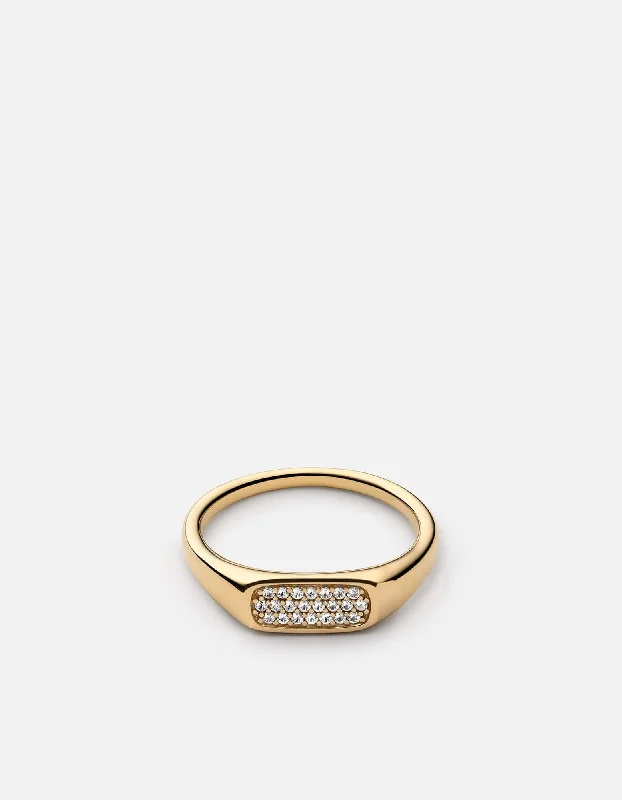 Huge Savings On Timeless Jewelry Collections Pax Ring, Gold Vermeil/Sapphire