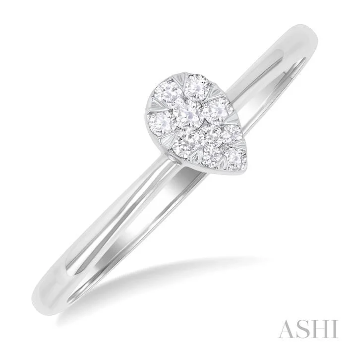 Sparkle For Less – Shop Our Limited-Time Jewelry Deals PEAR SHAPE LOVEBRIGHT PETITE DIAMOND RING