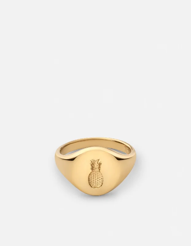 Special Deals On Handcrafted And Designer Jewelry Pina Ring, Gold Vermeil