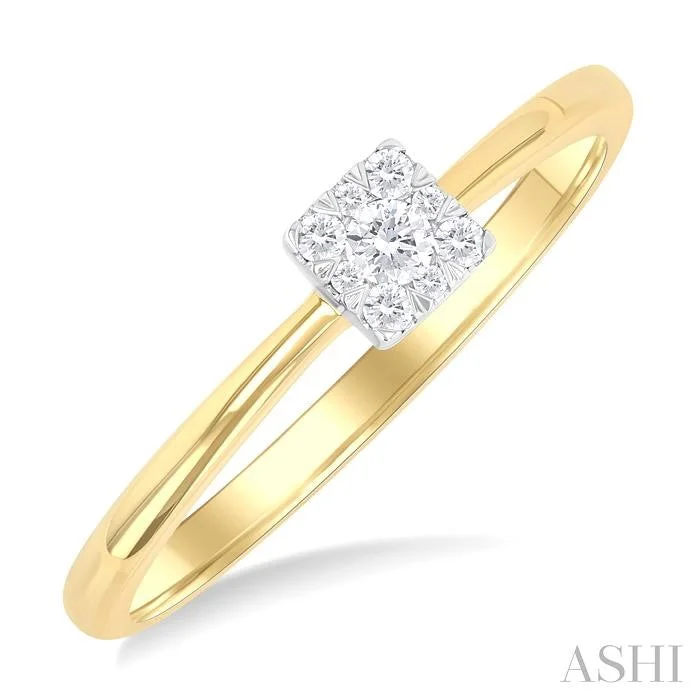 Last Chance To Shop High-End Jewelry At Markdown Prices PRINCESS SHAPE LOVEBRIGHT PETITE DIAMOND RING