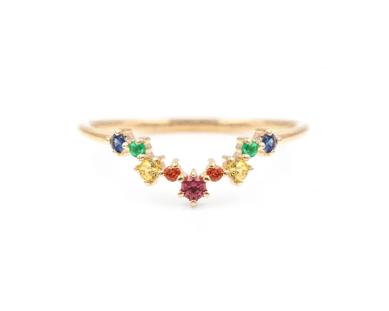 Fashion-Forward Jewelry At Exclusive Discounts Rainbow Aster Band