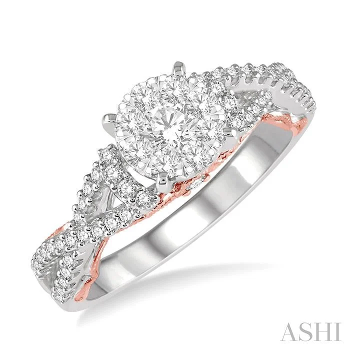 Luxury Jewelry Without The Luxury Price Tag ROUND SHAPE LOVEBRIGHT DIAMOND ENGAGEMENT RING