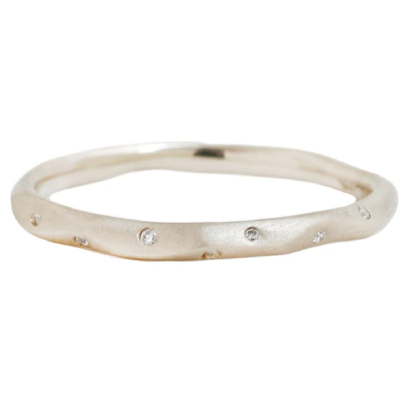 High-Quality Gemstone Jewelry For Special Occasions Diamond Water Band