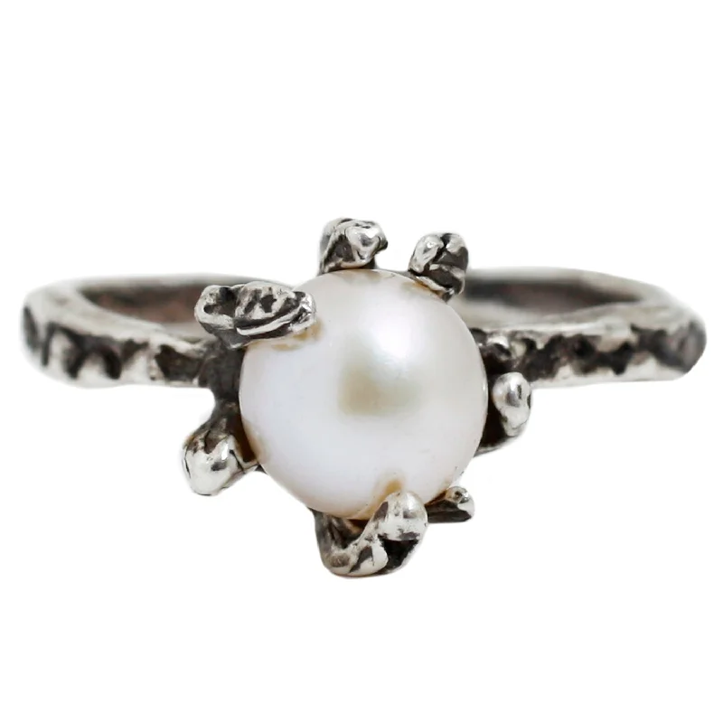 Best Jewelry Sale – Shop Exclusive Designs Now Silver Stingray Pearl Ring