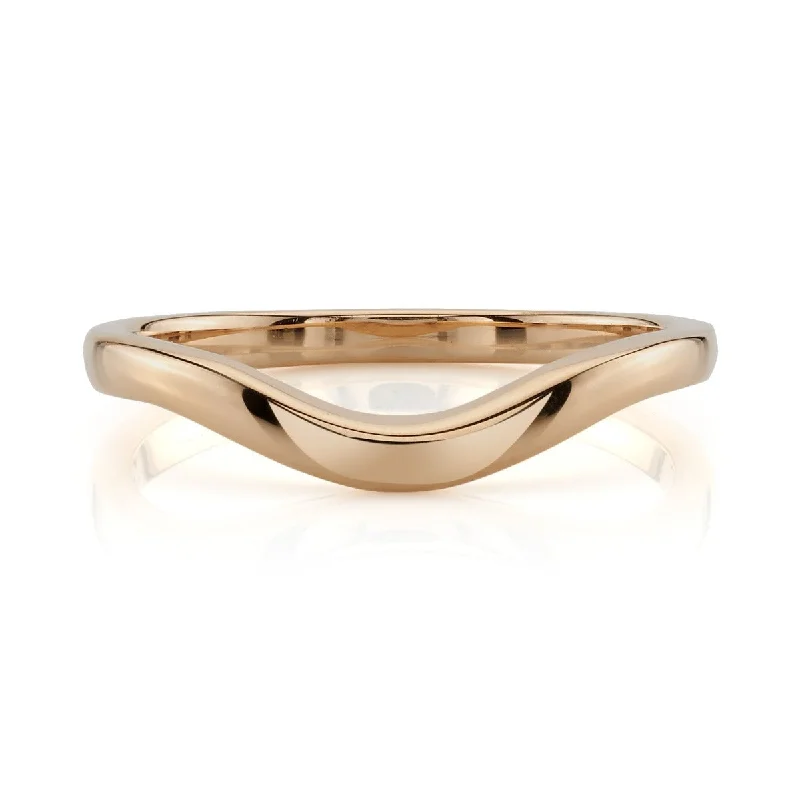 Exclusive Jewelry Markdowns – Limited-Time Offer Single Stone 18K Rose Gold Grace Band