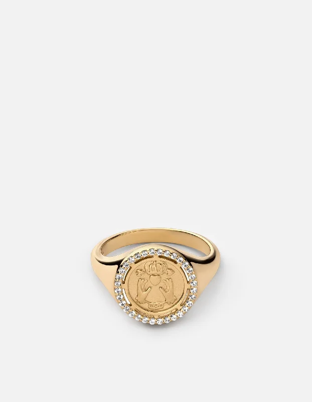 Stunning Jewelry At A Fraction Of The Price Test of Time Ring, Gold Vermeil/Sapphire