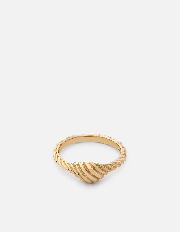 Grab Stylish Jewelry Before The Sale Ends Thalia Ring, Gold Vermeil