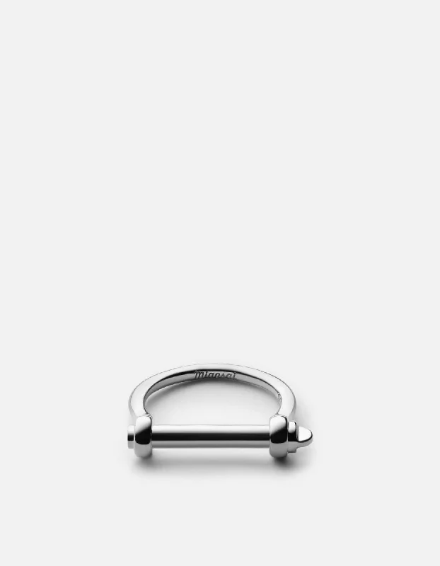 Sparkle More For Less – Jewelry Sale Happening Now Thin Screw Cuff Ring, Sterling Silver
