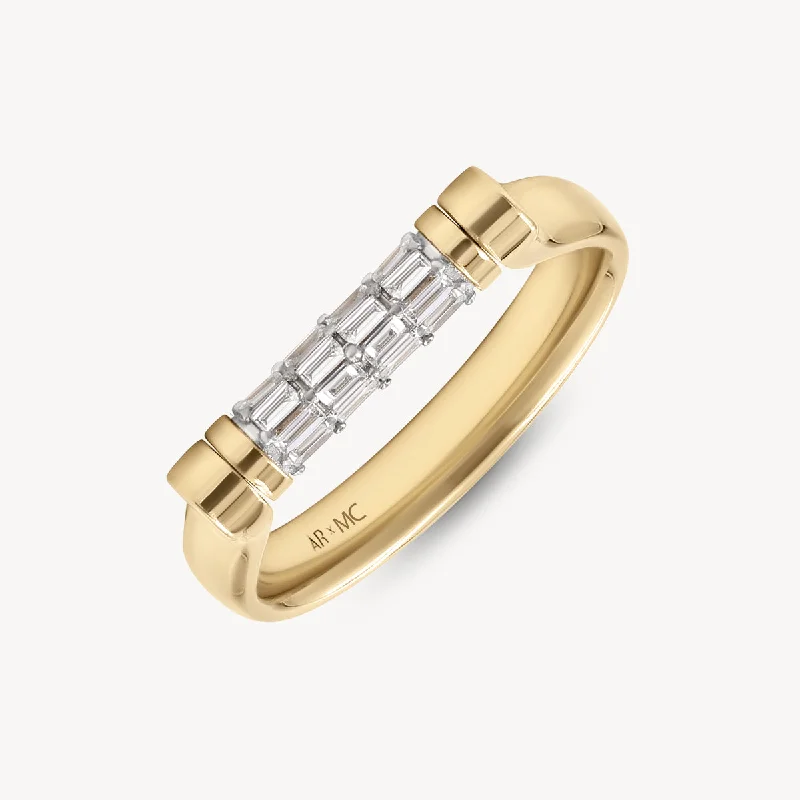 High-End Sparkle, Low-End Prices – Jewelry Sale Live Tusk Baguette Flip Ring