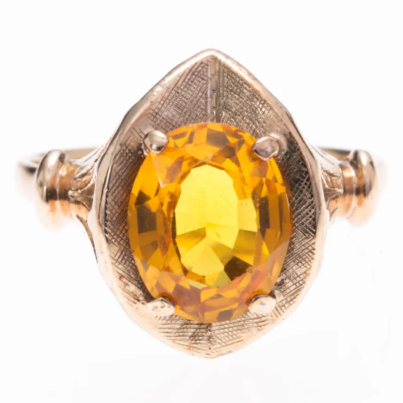 Affordable Glamour – Must-Have Jewelry At Special Rates 10K Yellow Gold Citrine Ring | 2.98ct | SZ 7.5