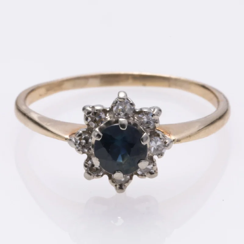 Must-Have Jewelry Pieces At Reduced Prices 10k Yellow Gold Sapphire and Diamond Ring | 0.37ct, 0.136ctw | SZ 5.5