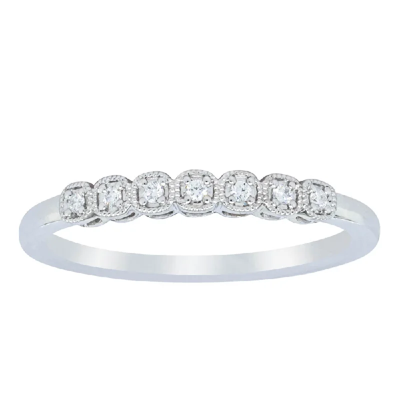 Exclusive Gemstone Jewelry At Special Prices 14ct White Gold Diamond Cushla Band