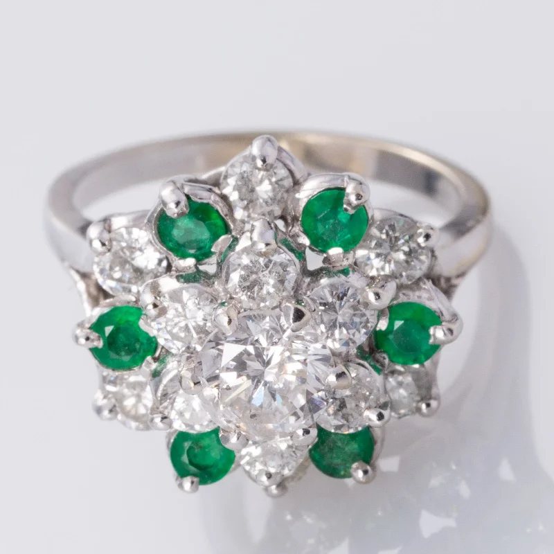 Shop Stylish Jewelry Now And Save Big 14K Emerald and Diamond Ring | 0.36ctw, 0.68ct, 1.14ctw | SZ 5.75