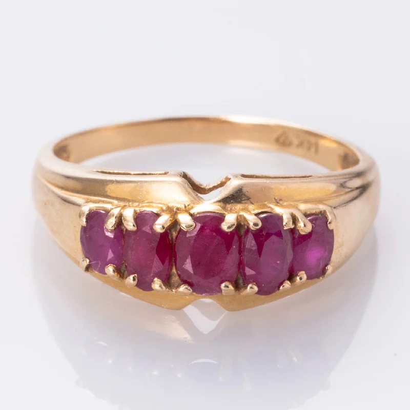 Exclusive Jewelry Bundles At Discounted Rates 14K Ruby Cocktail Ring | 1.43ctw | SZ 8.75 |