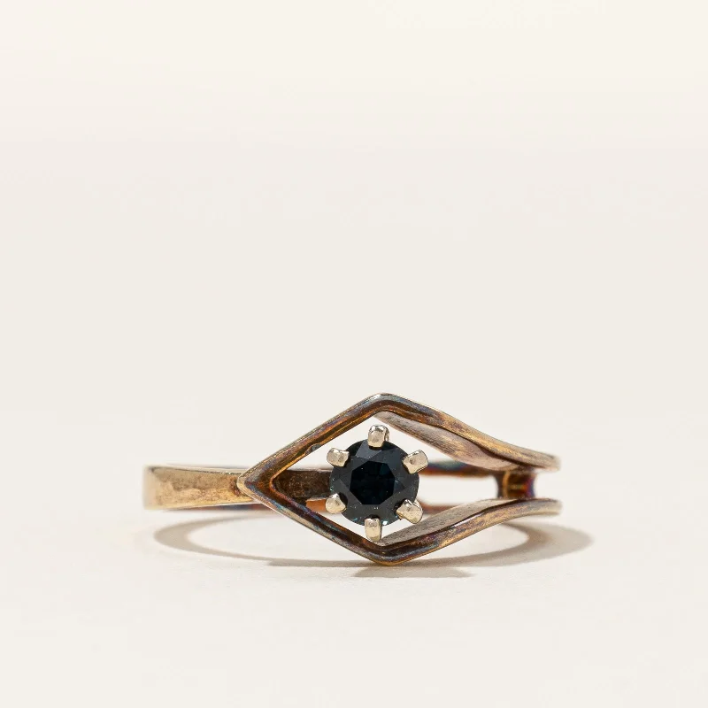 Shop Handcrafted Jewelry At Special Promotional Rates 14k Yellow Gold Sapphire Ring | 0.24ct | SZ 5