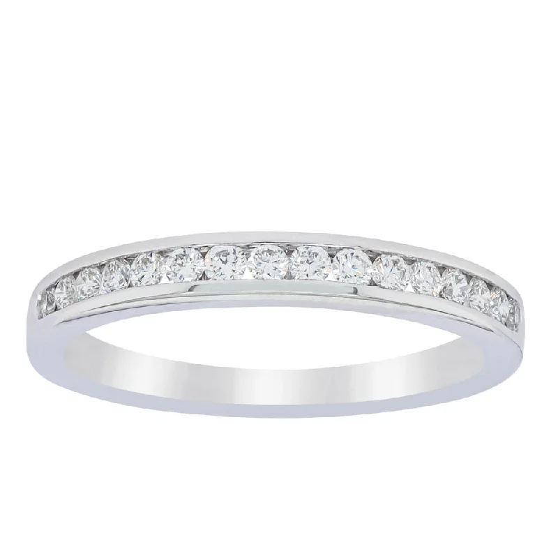 Elegant Jewelry Styles At Budget-Friendly Prices 18ct White Gold .28ct Diamond Avalon Band