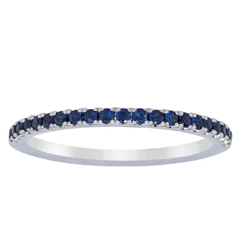 Best-Selling Jewelry Styles Now At Exclusive Discounts 18ct White Gold Sapphire Millie Band